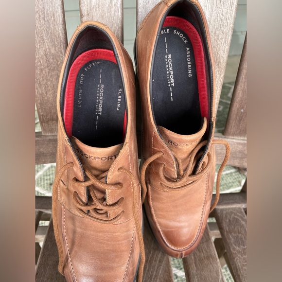 Rockport 11.5W two-toned tan/brown shoes - Picture 8 of 9